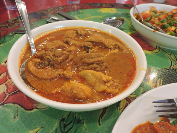 Nyonya Curry Chicken in Baba Charlie Cafe in Melaka Malaysia