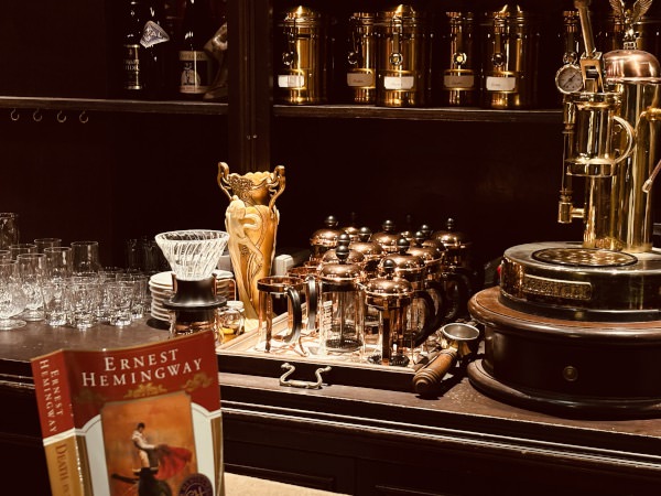 Ernest Hemingway brass copper bar tools