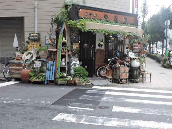 totoro decorated cafe