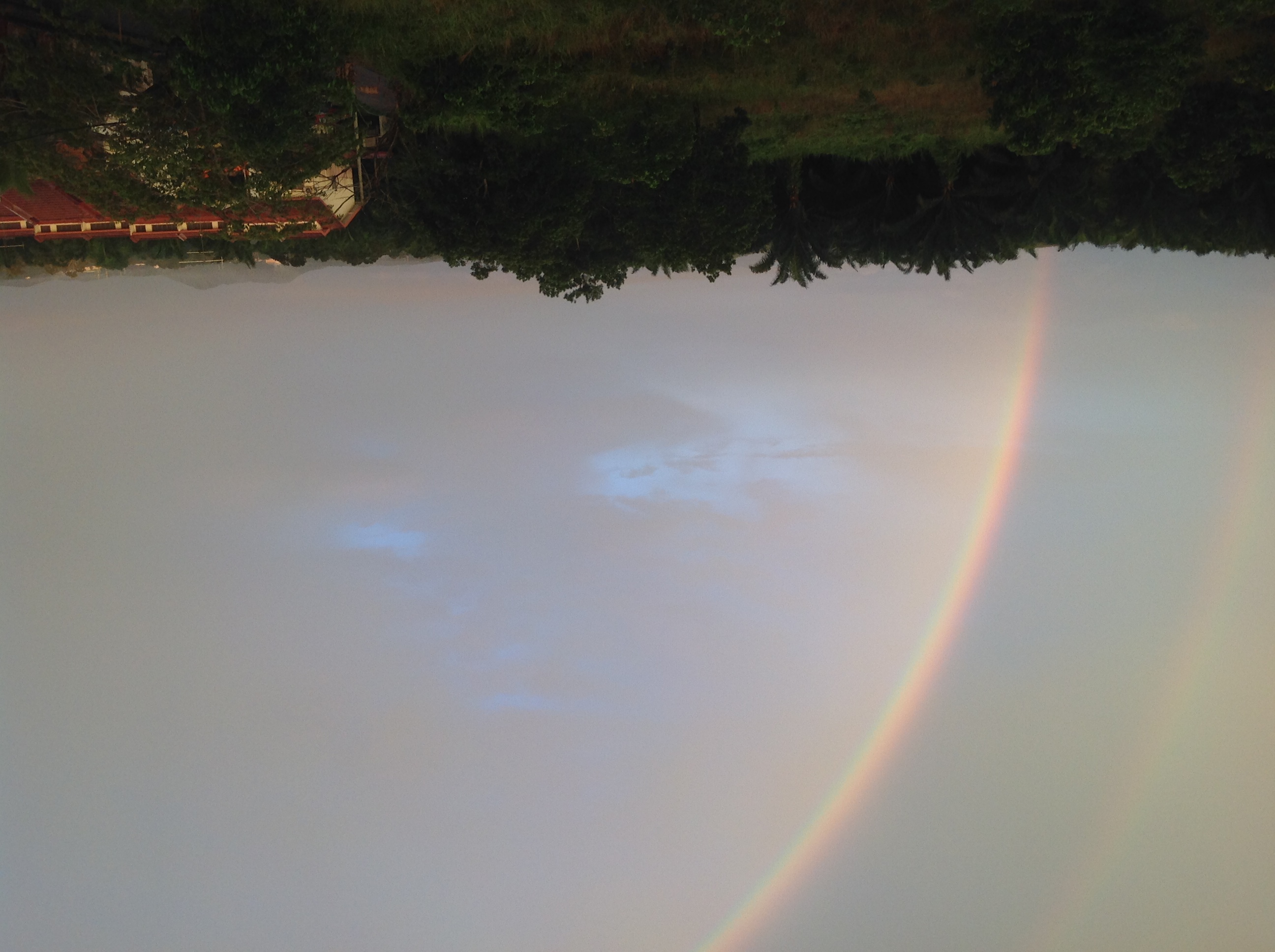 upside down rainbow